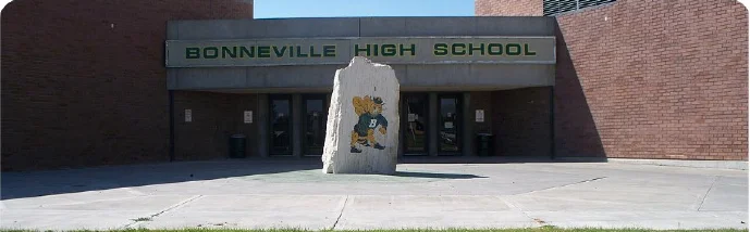Bonneville High School, an example district campus in Idaho